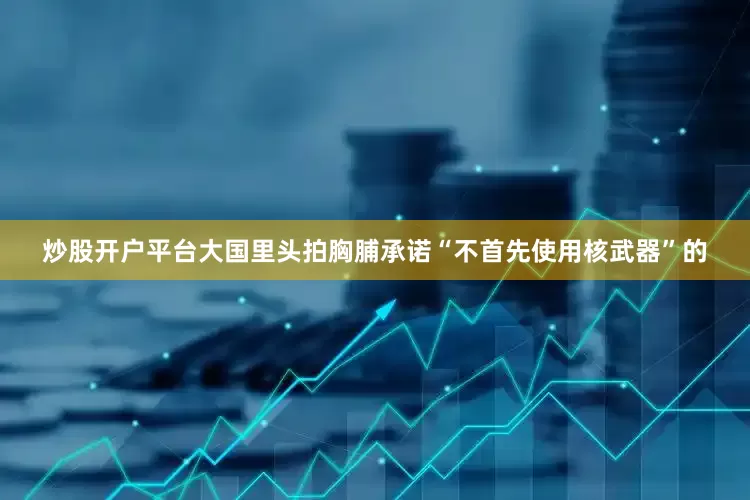 炒股开户平台大国里头拍胸脯承诺“不首先使用核武器”的